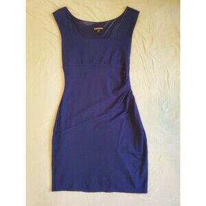 Express Women’s Sleeveless Navy Sheath Dress Size 4 Professional Party